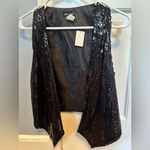 Wet Seal Sequin Vest NWT